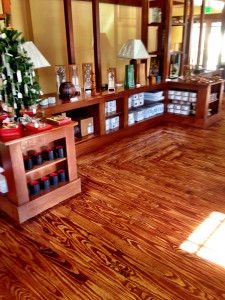 Sand and finish wood floor